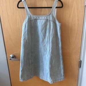 Madewell Denim A-Line Sleeveless Mini Dress sz 4 (NWT)